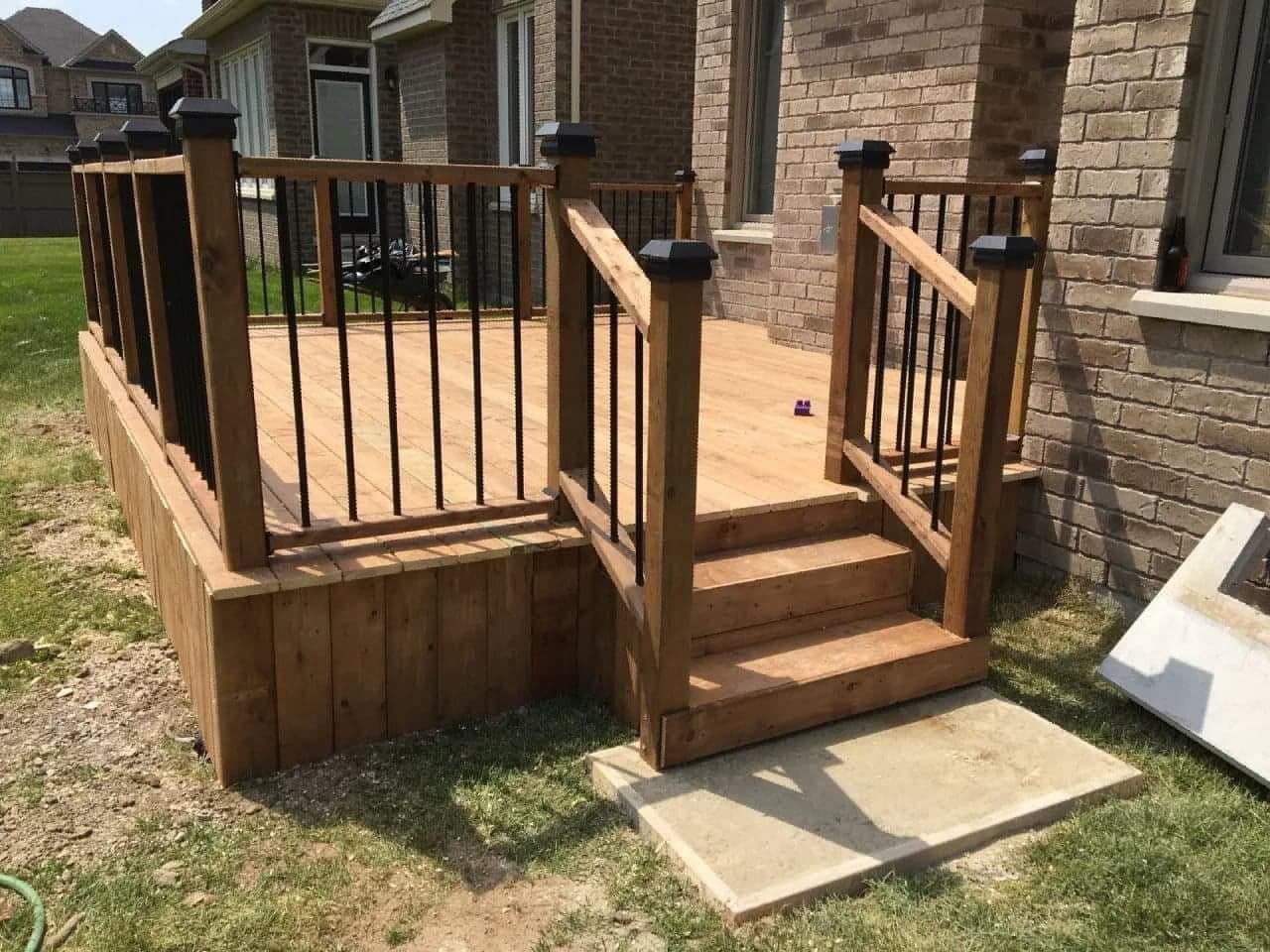 Initial deck construction